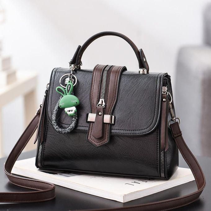 9F Fashion Black Classic Modern Chic Sling bag