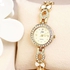 JW brand White color bowknot rhinestone wrist watch stainless steel rose gold strap