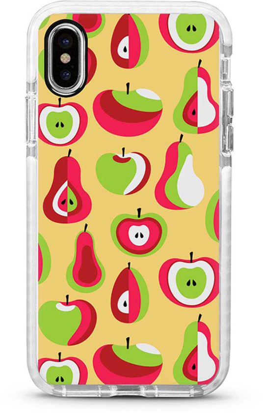 Protective Case Cover For Apple iPhone X/XS Modern Apple Full Print