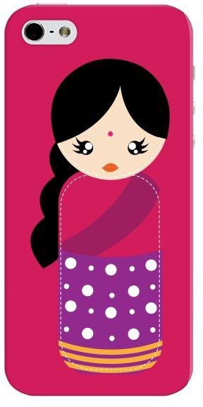 Stylizedd Premium Slim Snap Case Cover Matte Finish for Apple iPhone SE / 5 / 5S - Indian Doll