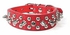 Eissely Adjustable Leather Rivet Spiked Studded Pet Puppy Dog Collar Neck Strap RD/M
