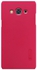 Polycarbonate Frosted Shield Case Cover With Screen Protector For Samsung Galaxy J3 Pro Red