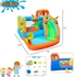 XINAGYU Kids Inflatable Bounce House with Blower Splash Water Gun Pool Water Slide Jump Bounce Houses for Kids Toddlers Bouncy Jumping House Backyard Outdoor Bee Water Slides Inflatable Bouncer Castle