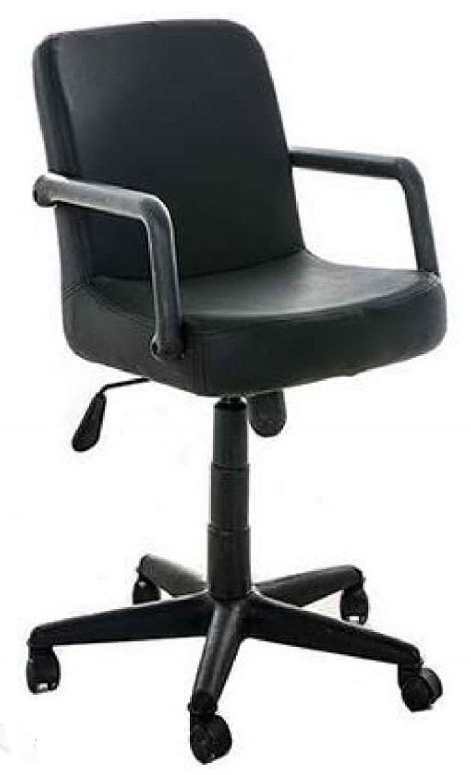Sarcomisr Leather Office Chair - Black