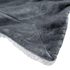 Fabienne Sherpa Blanket Single Size Twin Plush Throw Bed Blanket ,160X220cm, Flannel Fleece Reversible Lamb Blanket, Grey