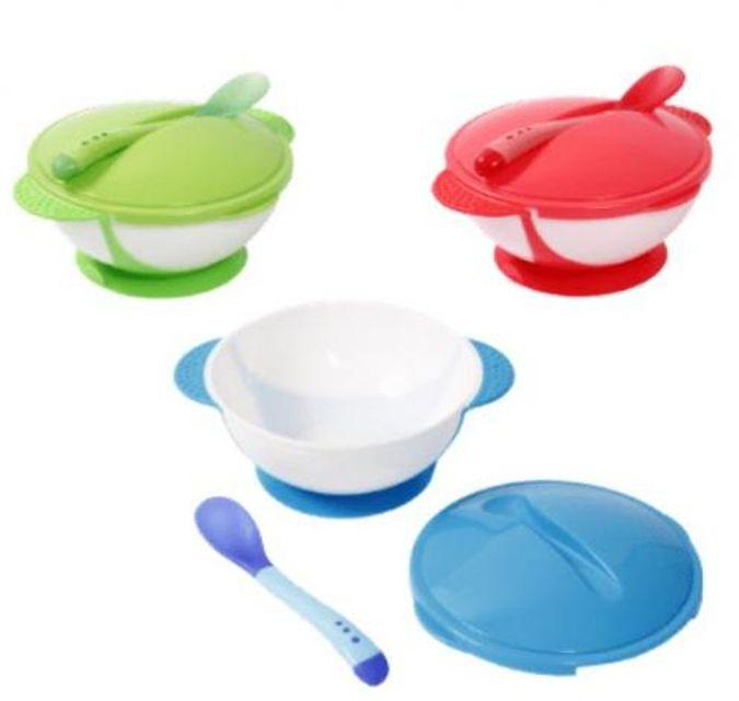 Silicone Baby Bowl With Suction Cup To Hold The Bowl