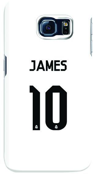 Stylizedd Samsung Galaxy S6 Edge Premium Slim Snap case cover Gloss Finish - James Real Jersey