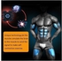 EMS Muscle ABS Wireless Simulator Training Gear Abdominal Body Fitness USB Cable-blue