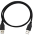 Keendex kx 2522 male to male usb 2.0 cable, 1.5 meters - black