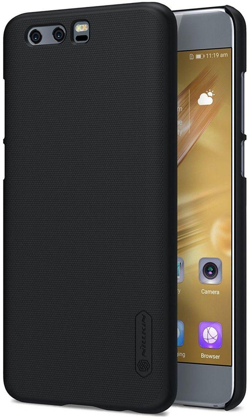 Nillkin Frosted Shield Hard Case Cover with Screen Protector for Huawei Honor 9 - Black