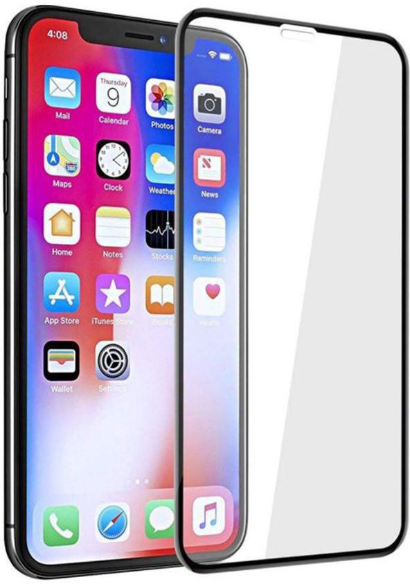 5D Tempered Glass Screen Protector For Apple iPhone XS Max Clear/Black
