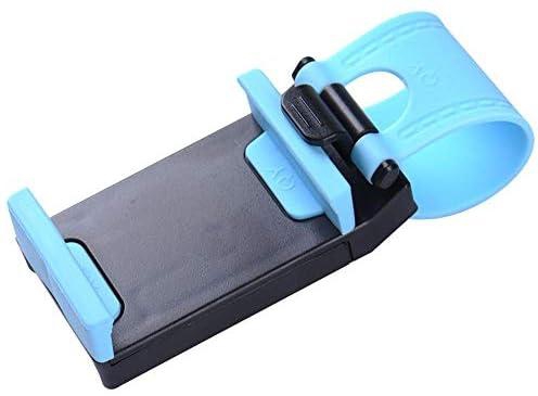 Blue Color Car Steering Wheel Phone Holder Car Driving GPS Navigator Rack For Samsung Note 3 4 5