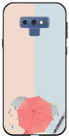 Protective Case Cover For Samsung Galaxy Note 9 Umbrella Design Multicolour