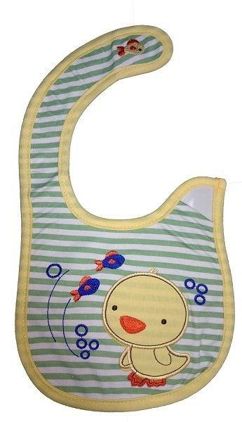 Carters Unisex Baby Bibs little chicken - Yellow and Green