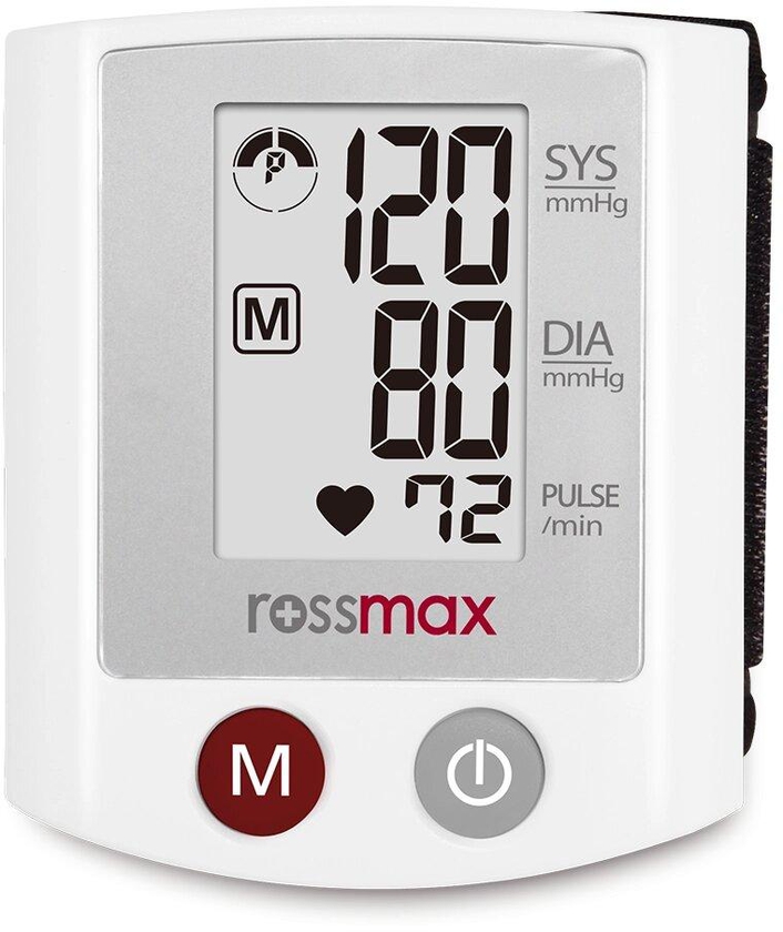 Rossmax Automatic Wrist Blood Pressure Monitor, White - S150