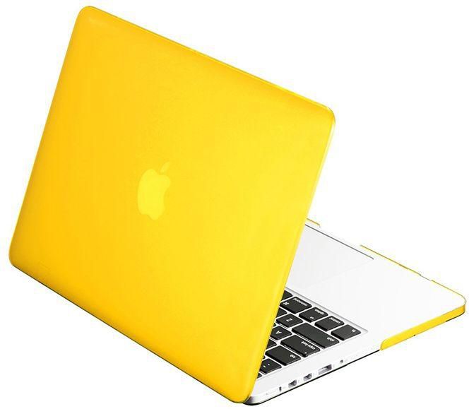 Ozone Rubberized Matte Hard Case Cover For Apple Macbook Pro 13'' A1278 / A1279/ A1280 - Yellow