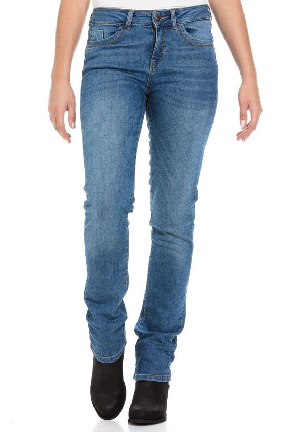 Vero Moda Straight Fit Jeans for Women - 33W x 32L, Medium Blue Denim, 10137828