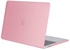 For Apple Macbook Pro 13 And 13.3 Inch Hard Plastic Case Cover   Keyboard Skin Cover Pink pink