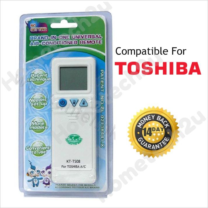 Hometech2u Air Conditioner Remote Control Replacement for Toshiba