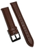20mm Leather Replacement Watch Strap Compatible With Oraimo OSW16- Smart Watch - Dark Brown