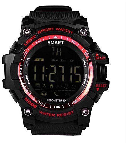 Generic Sport Smartwatch EX Series - Red & Black