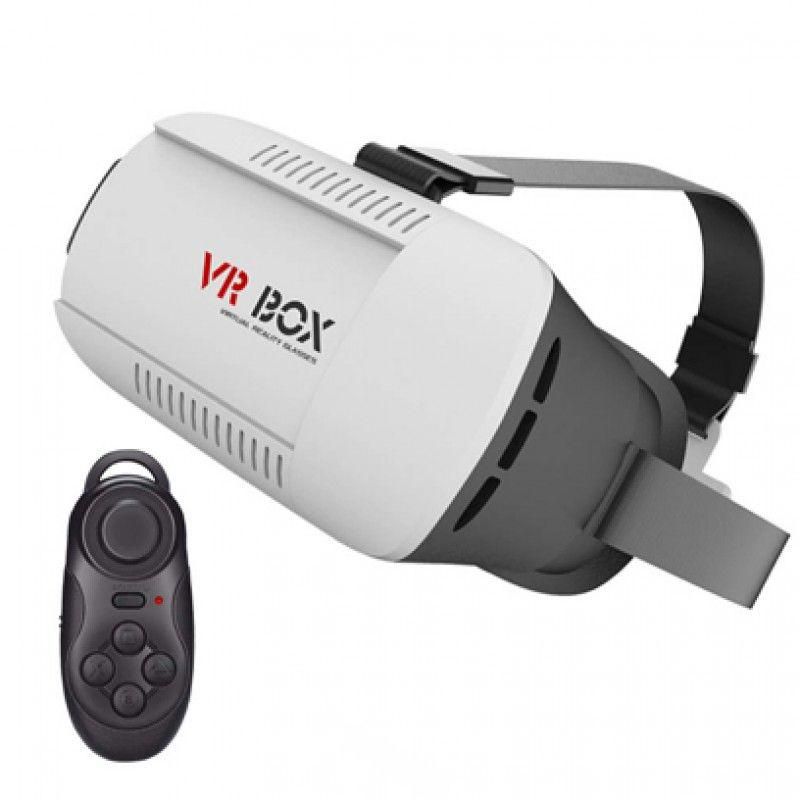 3D VR Box Virtual Reality Glasses For Video / Games with Remote Bluetooth Gamepad Controller
