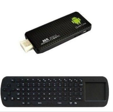 MK809 III Rockchip RK3188 Quad Core MK809III MINI Androind 4.11 PC TV Stick 2g/8g 1.6GHz RC12 Keyboard Air mouse