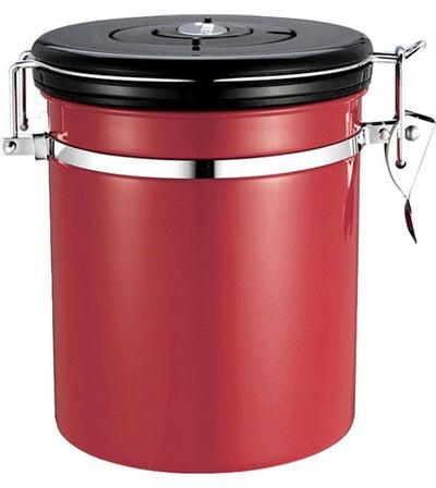 Airtight Canister Food Storage Container Red/Black/Silver