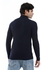 Caesar Mens Ripped Wool Pullover With High Neck