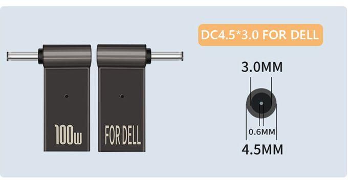 PD 100W USB Type-C Female To DC Male Jack Plug Converter