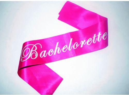 Generic Sash Satin Bacherolette bride to be satin sash bridal shower pink