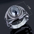 Unique Design Stainless Steel AAA Grade Cubic Zircon Men Ring Size 9