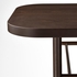 LISTERBY Coffee table - dark brown beech veneer 140x60 cm