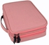 Soft Fabric Water Resistant Sleeve Double Zip Ipad Pouch Case- Pink