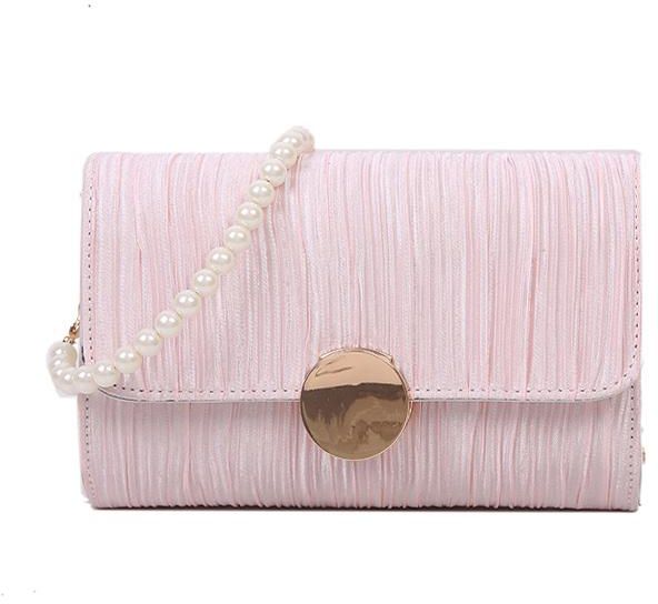 Kime Twig Pearl Strap Chain Sling Bag BG33980 (3 Colors)
