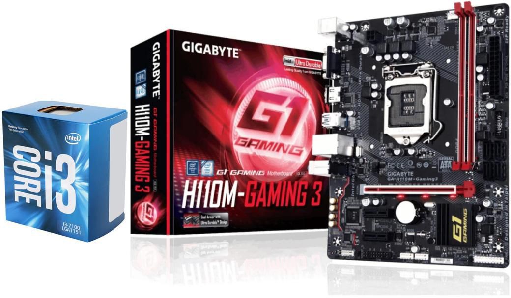 GIGABYTE H110M G1 Gaming 3 Intel H110 LGA 1151 DDR4 HDMI VGA USB3 MicroATX