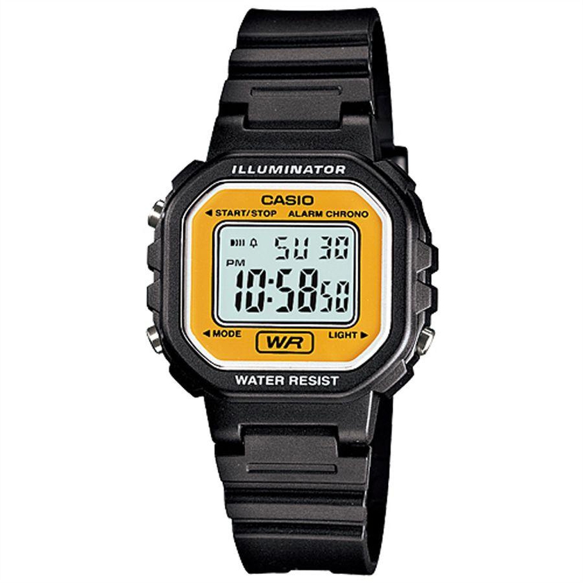 Casio For Women Digital Dial Resin Band Watch - LA-20WH-9A
