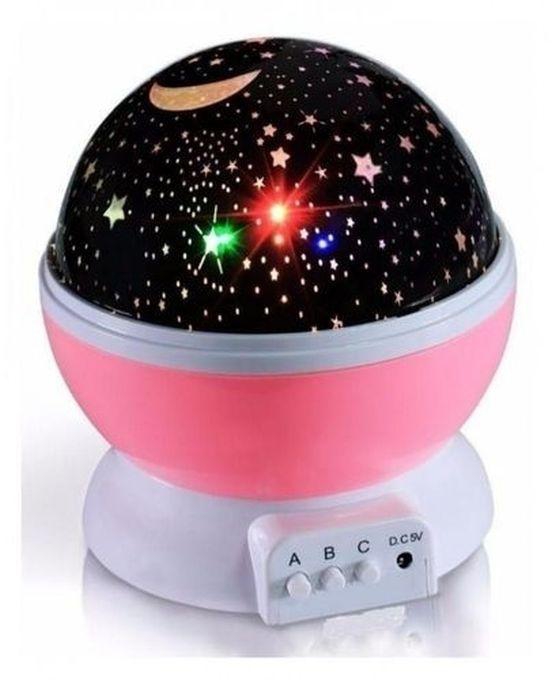Galaxy Night Light Projector Lamp - Pink