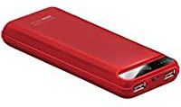 Google Pixel 2 Power Bank, Ultra-Compact 20000mAh Portable charger with Ultra-Fast Charging Dual 2.4A USB Port and Over Charging Protection for Smartphones, Tablets, iPod, iPad, Promate Quantum-20 Red