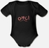 Oh My God Omg Organic Short Sleeve Baby Bodysuit
