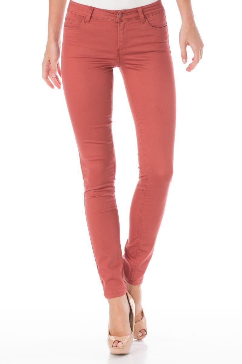 Only Casual Pants for Women - 38W x 34L, Marsala