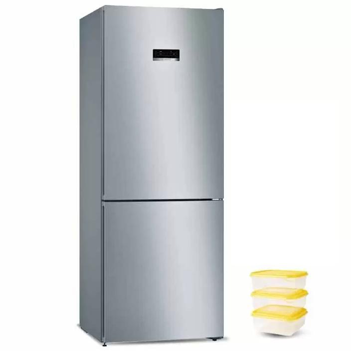 BOSCH Refrigerator Combi Bottom Freezer 415 L No Frost Digital Inox KGN46XL3E8