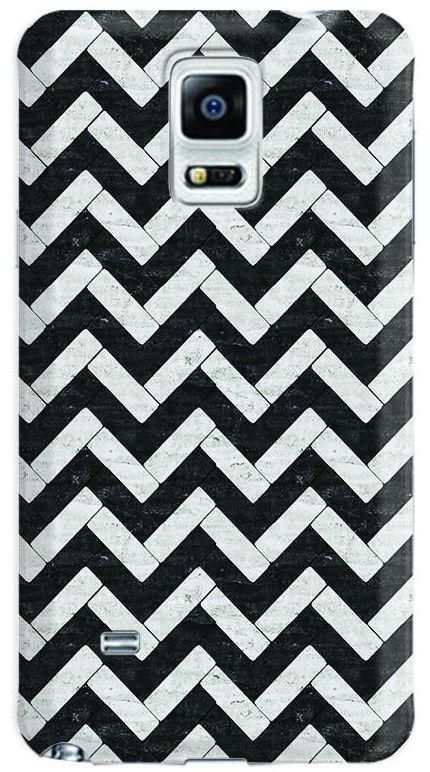 Stylizedd Samsung Galaxy Note 4 Premium Slim Snap case cover Gloss Finish - Chevron Tiles