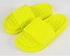 Casual Comfortable Flat Slipper Fabric - Yellow