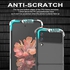 Itop Acrylic Back Case With Edges Full Cover And Protect Camera For Samsung Galaxy Z Flip 4 - Transparent