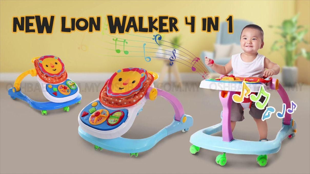 4 In 1 Multifunctional Baby Activity Walker