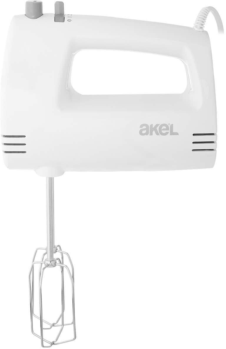 Get Akel AB375 Hand Mixer, 5 Speeds, 350 W - White with best offers | Raneen.com