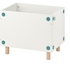 SMUSSLA Bedside table/shelf unit - white