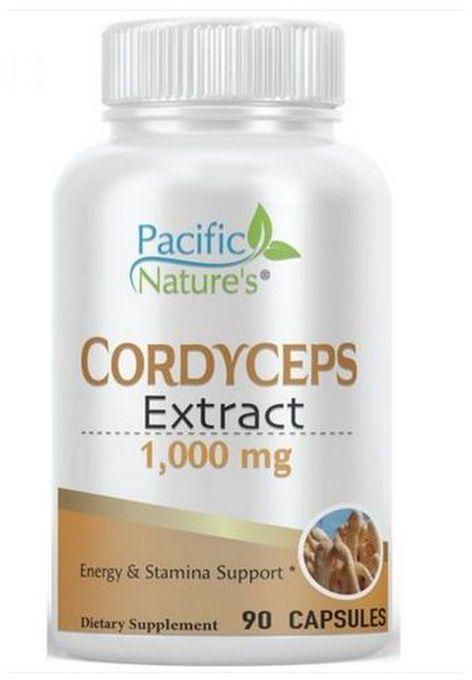 Pacific Nature's Cordyceps Extract 1,000 Mg 90 Capsules