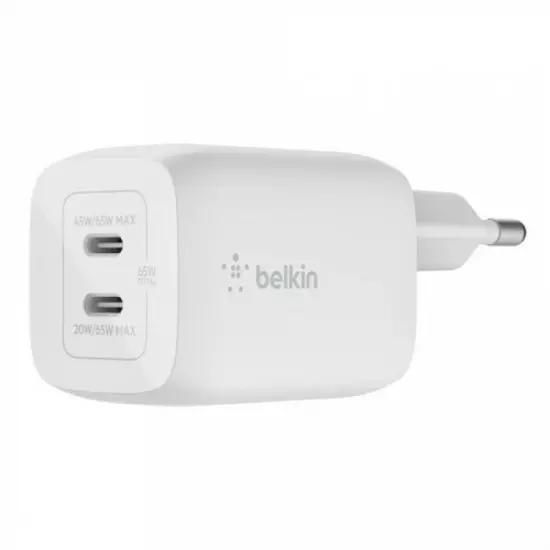 Belkin 65W dual power adapter white